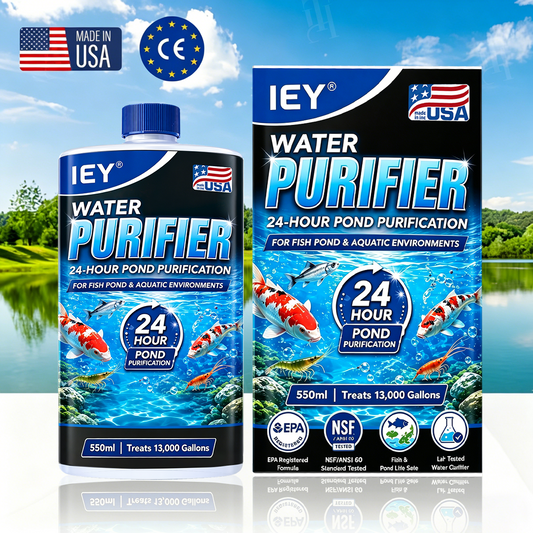 ✨ Zero Math, Zero Stress! | 🌊 Just Pour & Walk Away |IEY® 24H Max-Clear Bio-Engine