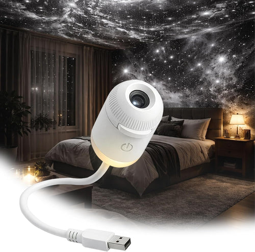 🌟2-in-1 Galaxy Projector Night Light-Adjustable Brightness 360° Rotating Design✨ ✨