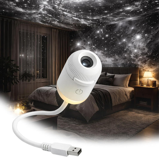 🌟2-in-1 Galaxy Projector Night Light-Adjustable Brightness 360° Rotating Design✨ ✨